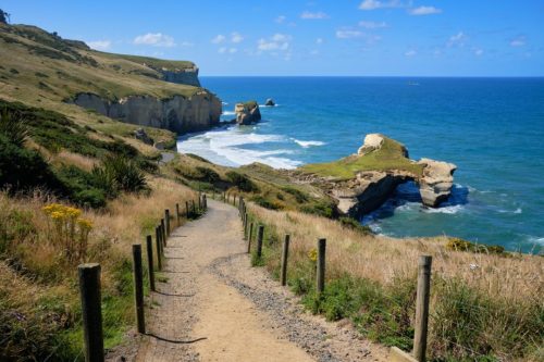 Tunnel Beach, Dunedin, Otago, New Zealand