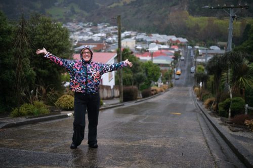 Worlds Steepest Street, Baldwin Street, Dunedin, New Zealand