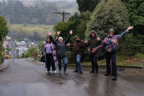 Worlds Steepest Street, Baldwin Street, Dunedin, New Zealand