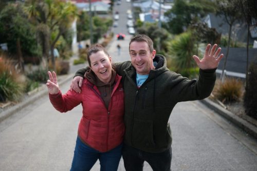 Worlds Steepest Street, Baldwin Street, Dunedin, New Zealand